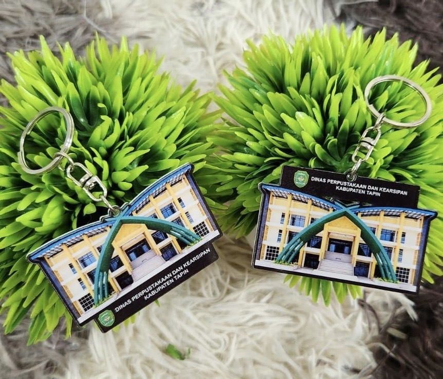 Ganci Akrilik Custom 2 sisi (2 Lapis)