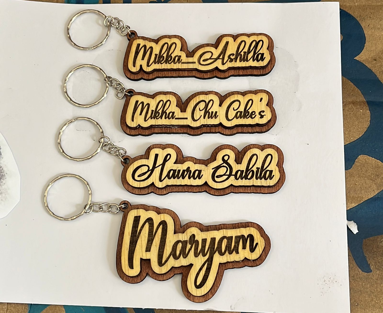 Custom Nama Kayu